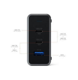 SATECHI Chargeur 100W USB-C PD GaN