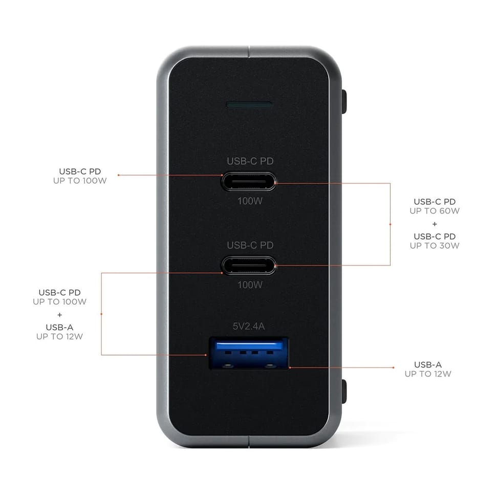 SATECHI Chargeur 100W USB-C PD GaN — image 4