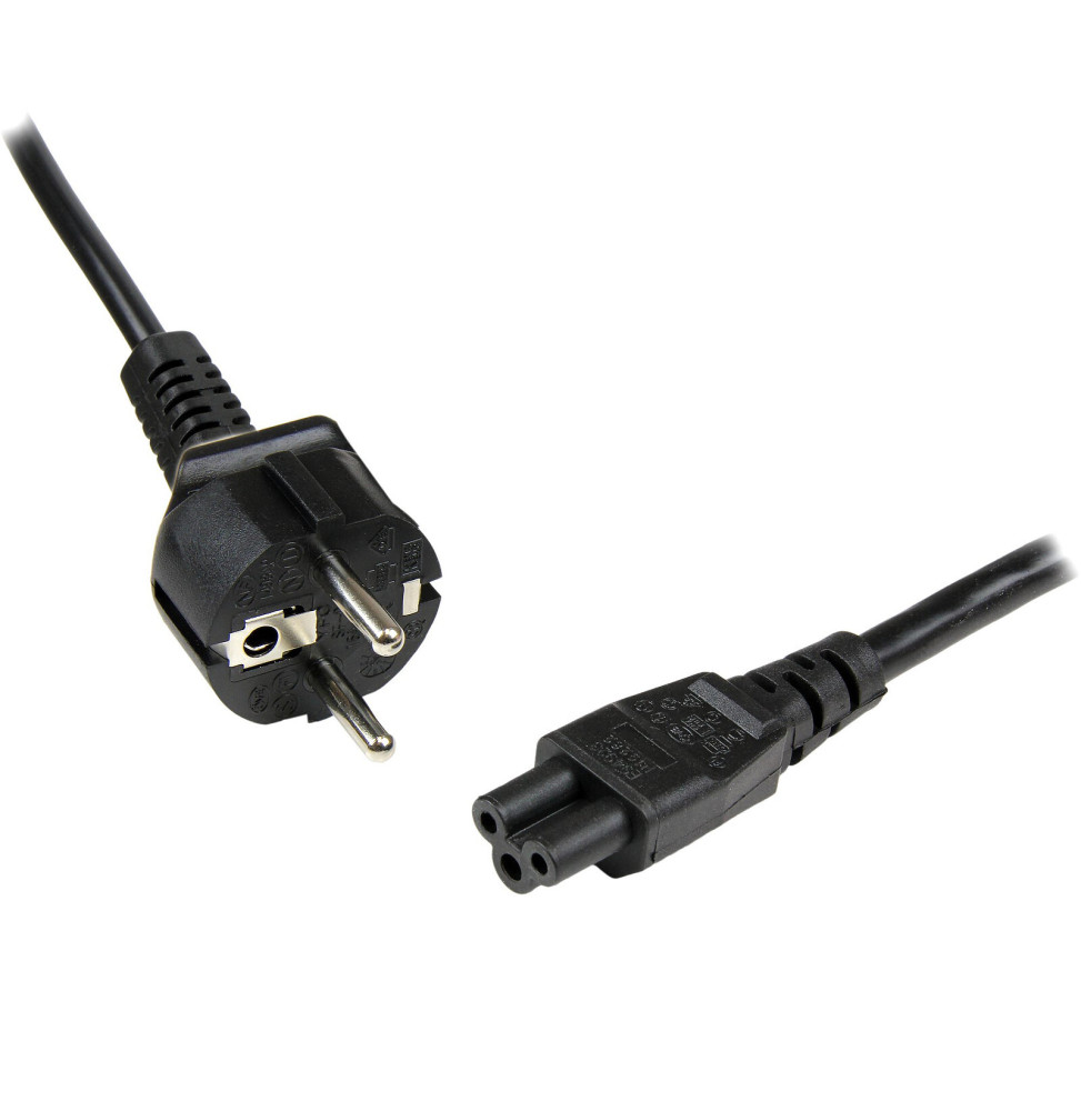 Startech.com Câble d'alimentation tripolaire noir - 1 mètre