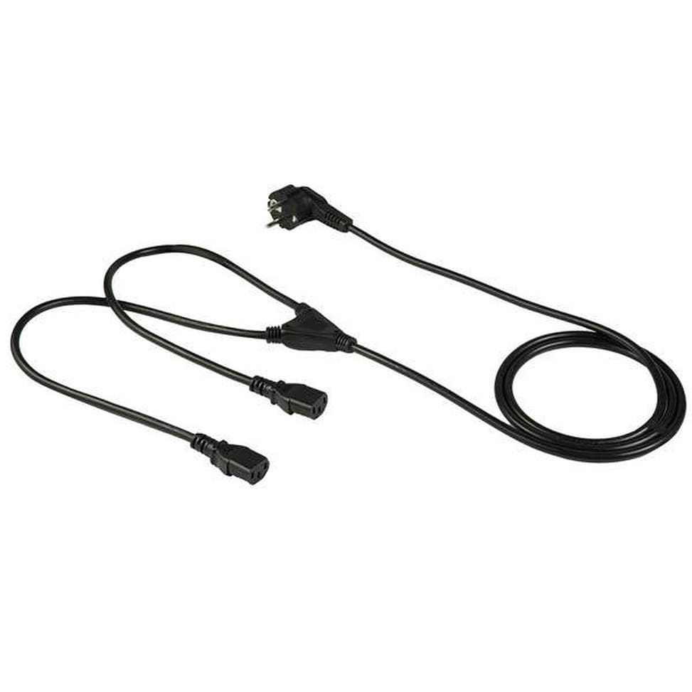 StarTech.com Cordon d'alimentation PC en Y de 2 m avec prise Schuko vers C13, 10A 250V, 18AWG — image 3