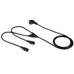 StarTech.com Cordon d'alimentation PC en Y de 2 m avec prise Schuko vers C13, 10A 250V, 18AWG — image 3