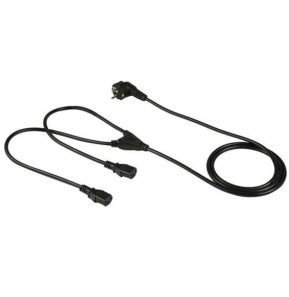 StarTech.com Cordon d'alimentation PC en Y de 2 m avec prise Schuko vers C13, 10A 250V, 18AWG