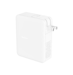 Belkin Belkin Chargeur Secteur 140W avec 4 sorties (3 x USB-C et 1 USB-A) (Blanc)