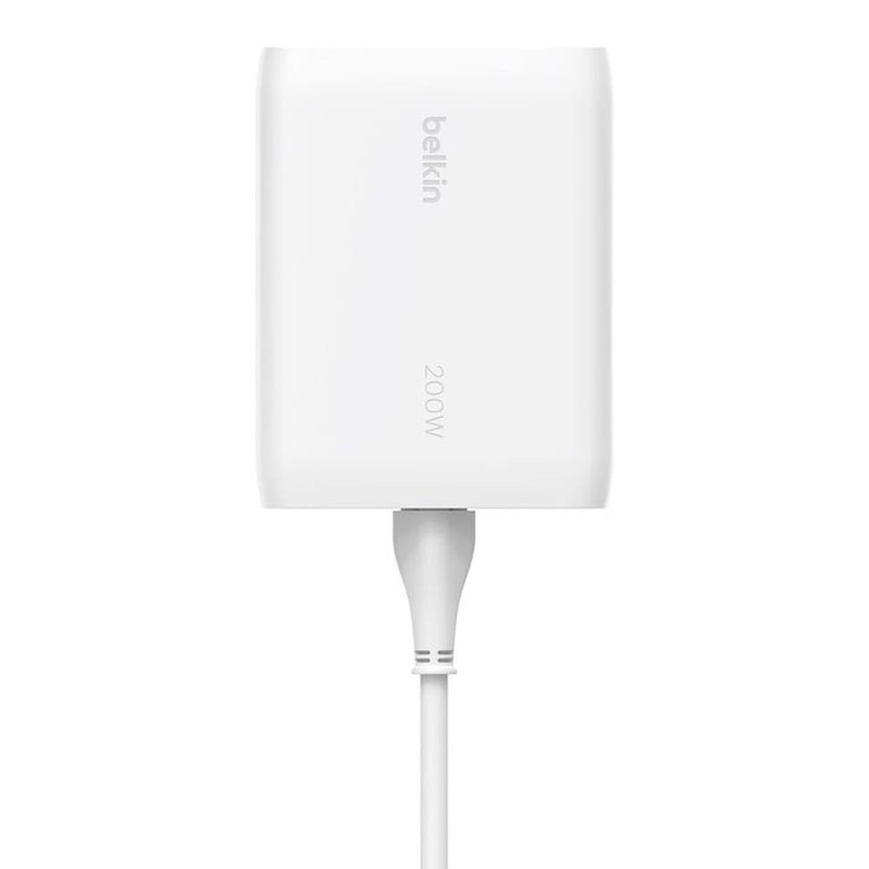 Belkin chargeur PC 200W avec 4 ports USB-C (Blanc) — image 2