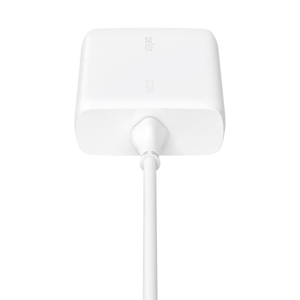 Belkin chargeur PC 200W avec 4 ports USB-C (Blanc) — image 3