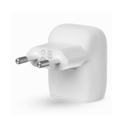 Belkin Chargeur secteur USB-C 20 W avec câble USB-C vers Lightning (Blanc)