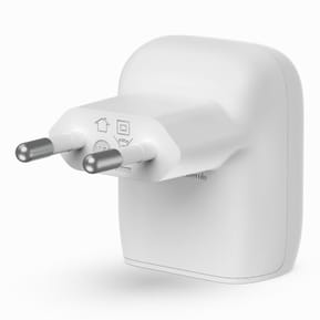 Belkin Chargeur secteur USB-C 20 W avec câble USB-C vers Lightning (Blanc) — image 2