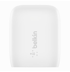 Belkin Chargeur secteur USB-C 20 W avec câble USB-C vers Lightning (Blanc)