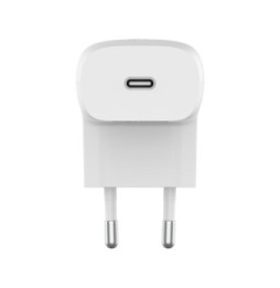 Belkin Chargeur secteur USB-C 20 W avec câble USB-C vers Lightning (Blanc)