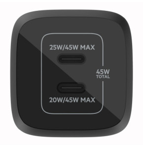 Belkin Chargeur secteur USB-C 45 W (Noir)