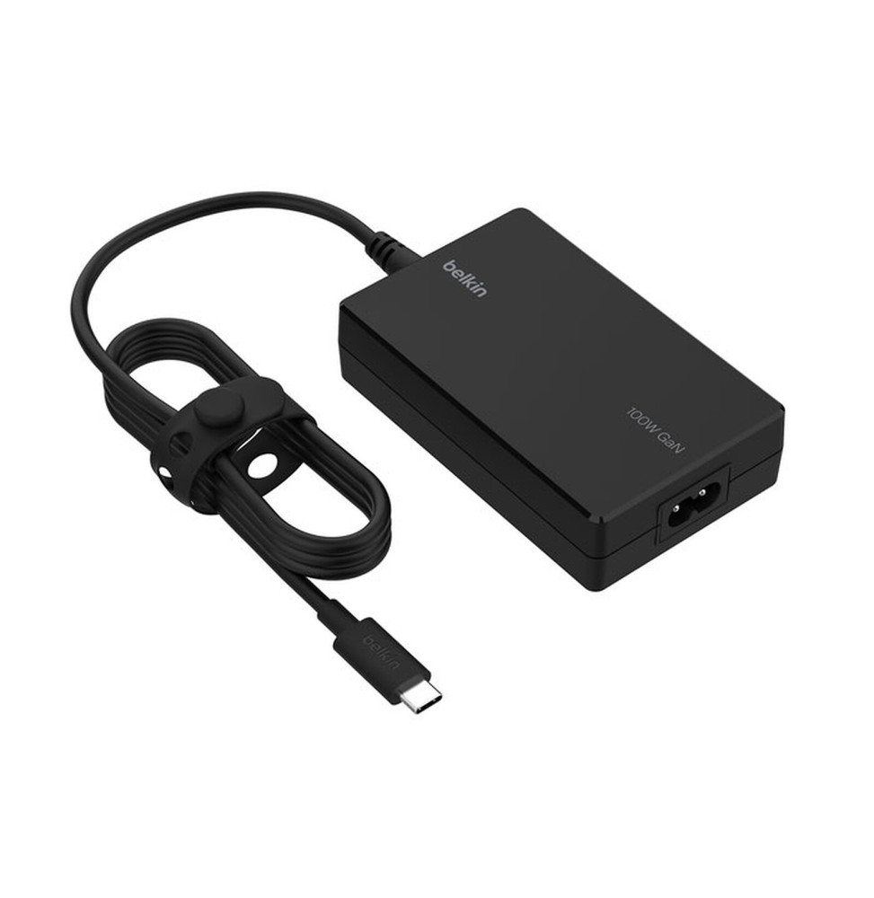 Belkin Connect USB-C Core GaN Power Adapter 100W (Noir)