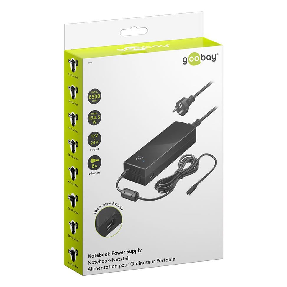 Goobay Alimentation pour Ordinateur Portable 134.5 W — image 2
