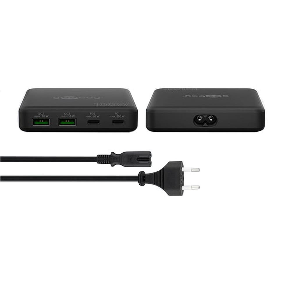 Goobay Chargeur USB-C vers 2x USB-A + 2x USB-C PD 100W — image 4