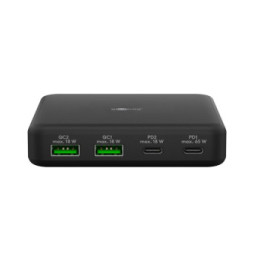 Goobay Chargeur USB-C vers 2x USB-A + 2x USB-C PD 65W