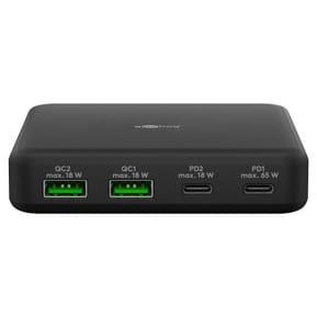 Goobay Chargeur USB-C vers 2x USB-A + 2x USB-C PD 65W — image 2