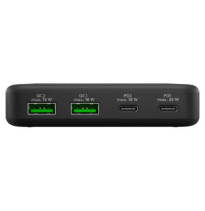 Goobay Chargeur USB-C vers 2x USB-A + 2x USB-C PD 65W
