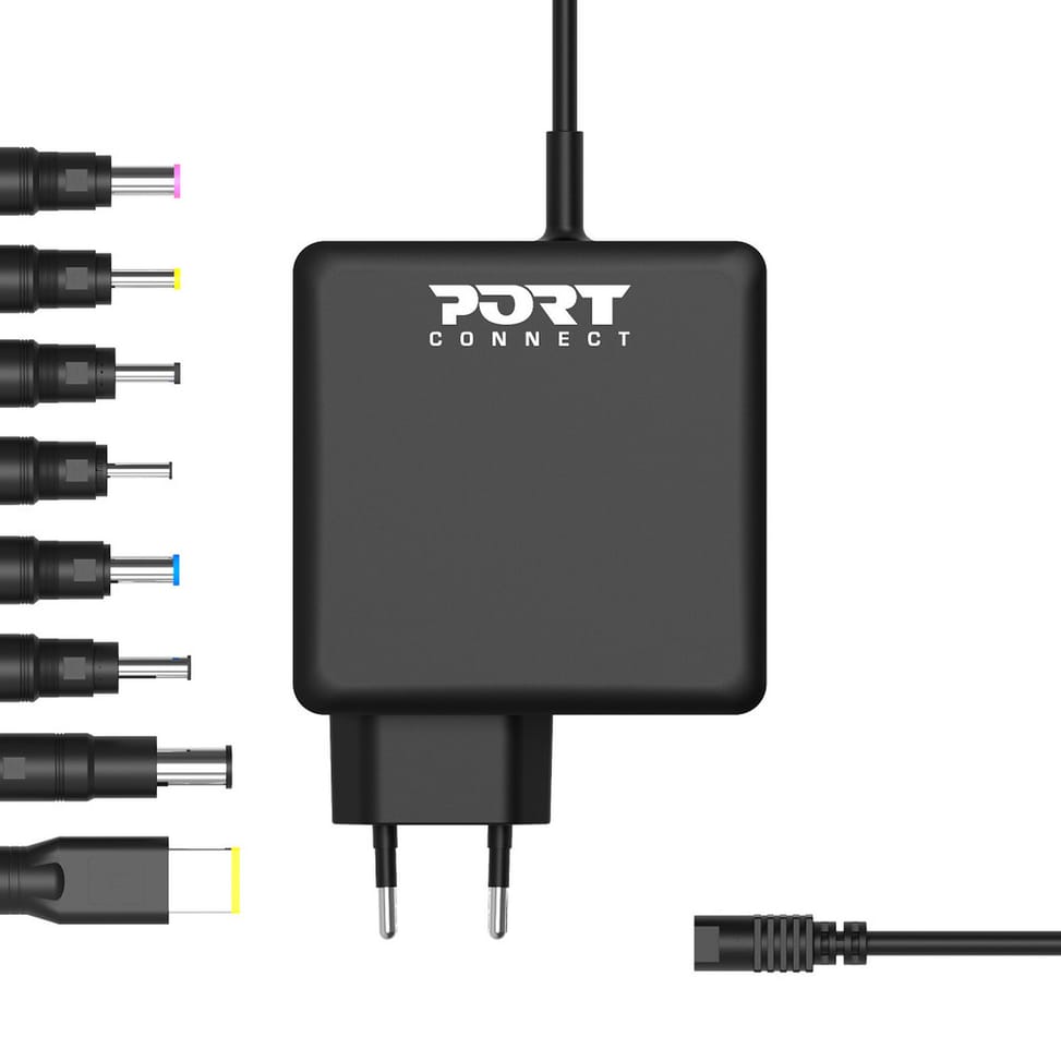 PORT Connect Adaptateur secteur universel 8 embouts 90W — image 1
