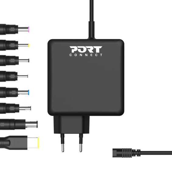 PORT Connect Adaptateur secteur universel 8 embouts 90W