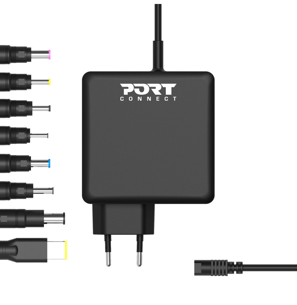 PORT Connect Adaptateur secteur universel 8 embouts 65W
