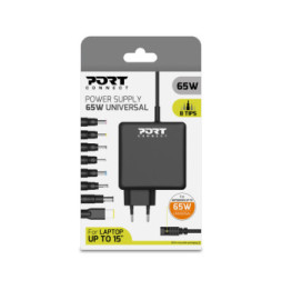 PORT Connect Adaptateur secteur universel 8 embouts 65W