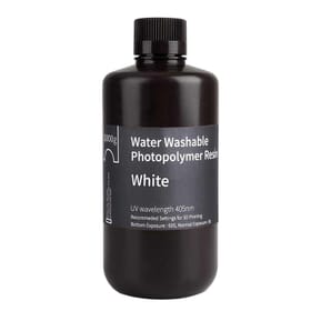 Elegoo Résine LCD Photopolymère lavable à l'eau (1000 g) - Blanche