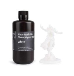 Elegoo Résine LCD Photopolymère lavable à l'eau (1000 g) - Blanche