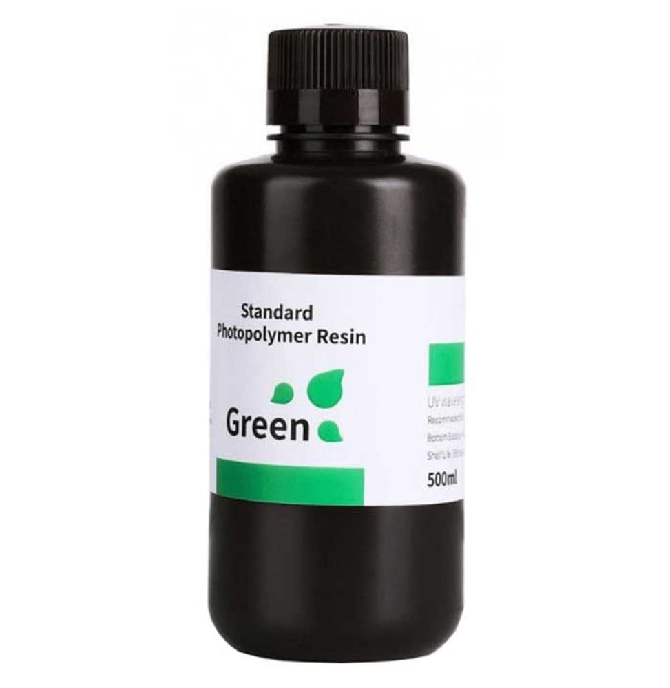 Elegoo Résine LCD Photopolymère Standard (500 g) - Vert