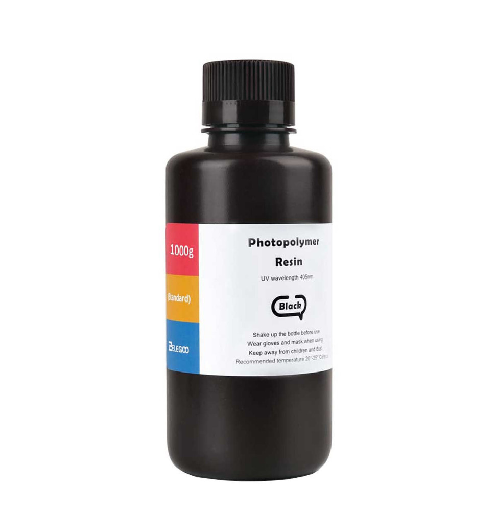 Elegoo Résine LCD ABS-Like Standard (1000 g) - SMOKY BLACK