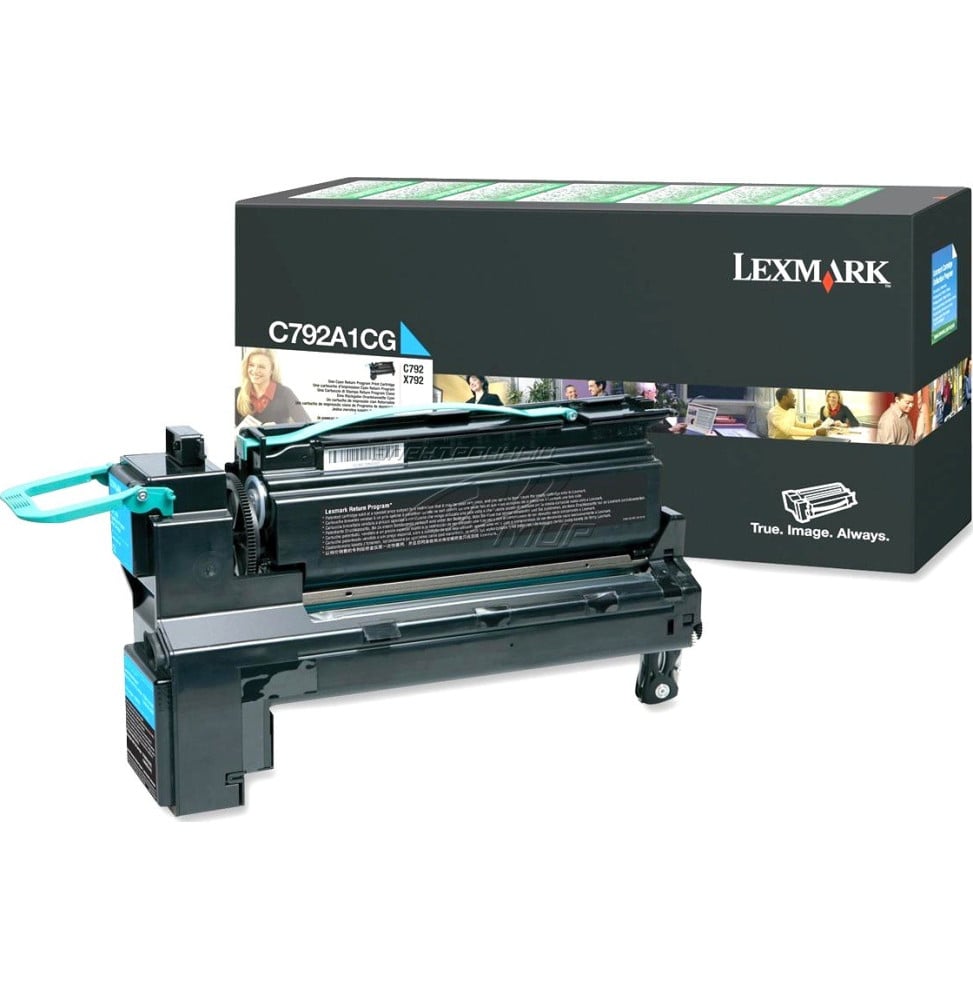 Cartouche de toner Return Program Cyan (6K) C792, X792 (C792A1CG) Cartouche de toner Return Program Cyan (6K) C792, X792 (C792A1CG)