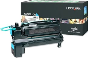 Cartouche de toner Return Program Cyan (6K) C792, X792 (C792A1CG)