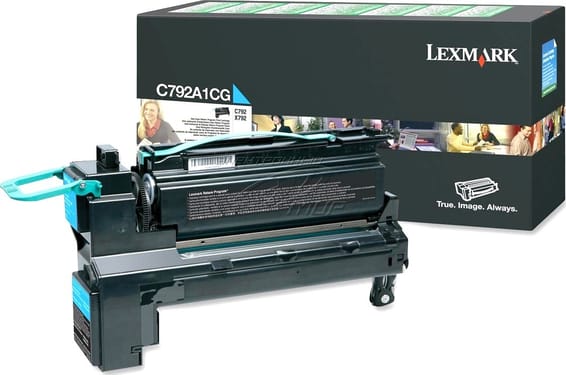Cartouche de toner Return Program Cyan (6K) C792, X792 (C792A1CG)