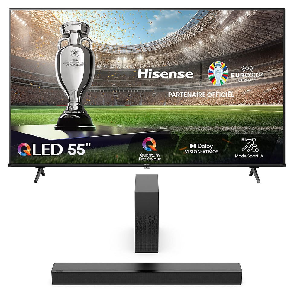Hisense 55E7NQ + HS2100 — image 1