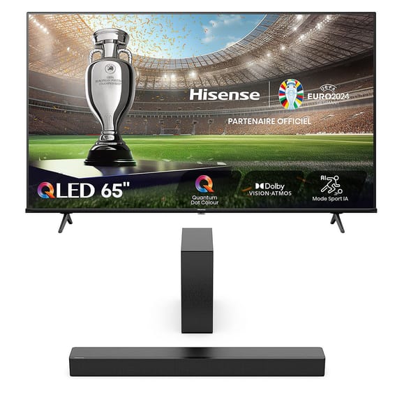 Hisense 65E7NQ + HS2100