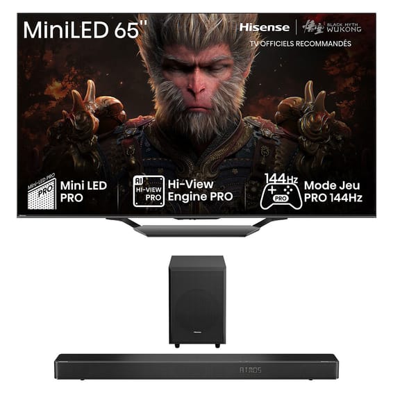 Hisense 65U7NQ + AX3120G