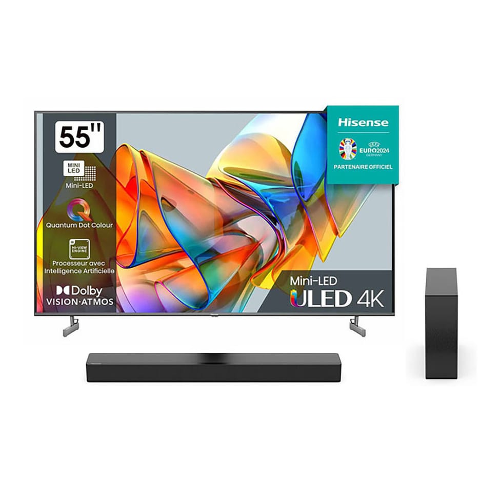 Hisense 55U6KQ + HS2100 — image 1