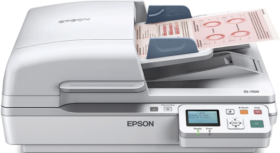 Epson WorkForce DS-7500N Scanner (B11B205331BT) — image 1