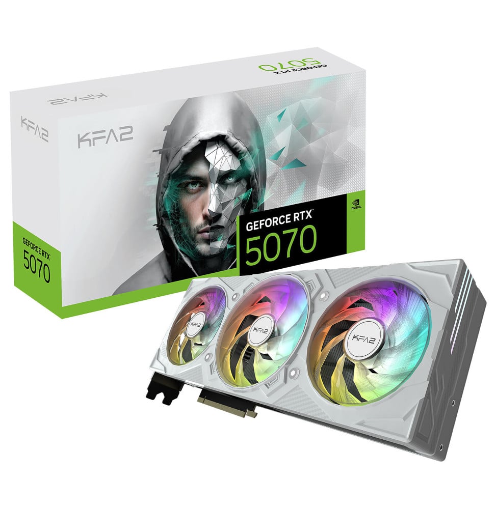 KFA2 GeForce RTX 5070 EX Gamer 1-Click OC White