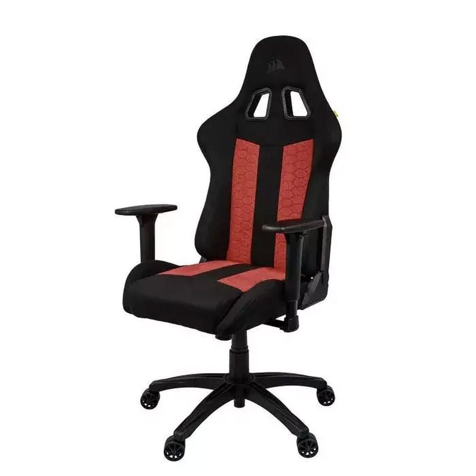 Corsair TC100 Relaxed Fabric (Noir/Rouge) — image 4