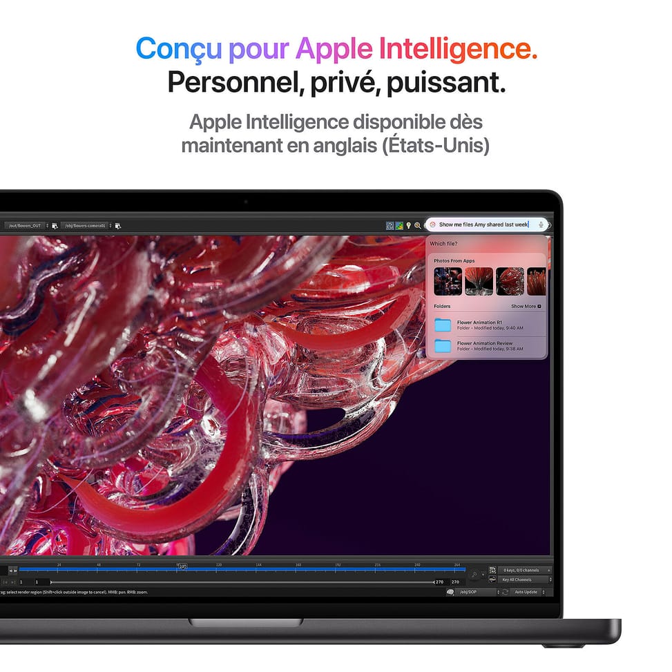 Apple MacBook Pro M4 14 Noir sidéral 24 Go/512 Go (MW2U3FN/A-24GB-QWERTY-INT) — image 3