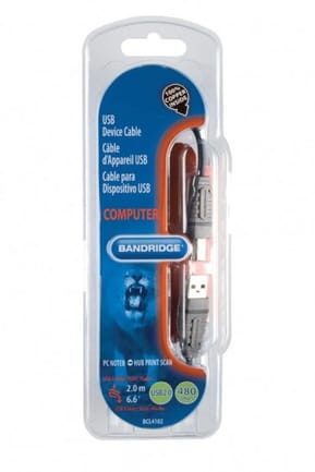 Câble USB Bandridge A Mâle / USB B Mâle — image 2