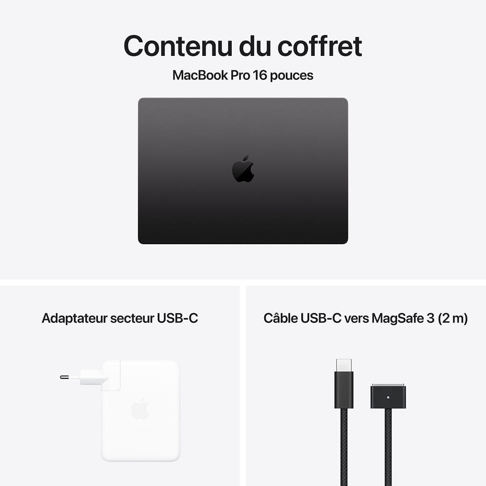 Apple MacBook Pro M4 Max 16 Noir sidéral 64 Go/2 To (MX313FN/A-64GB-2TB-QWERTY-US) — image 5