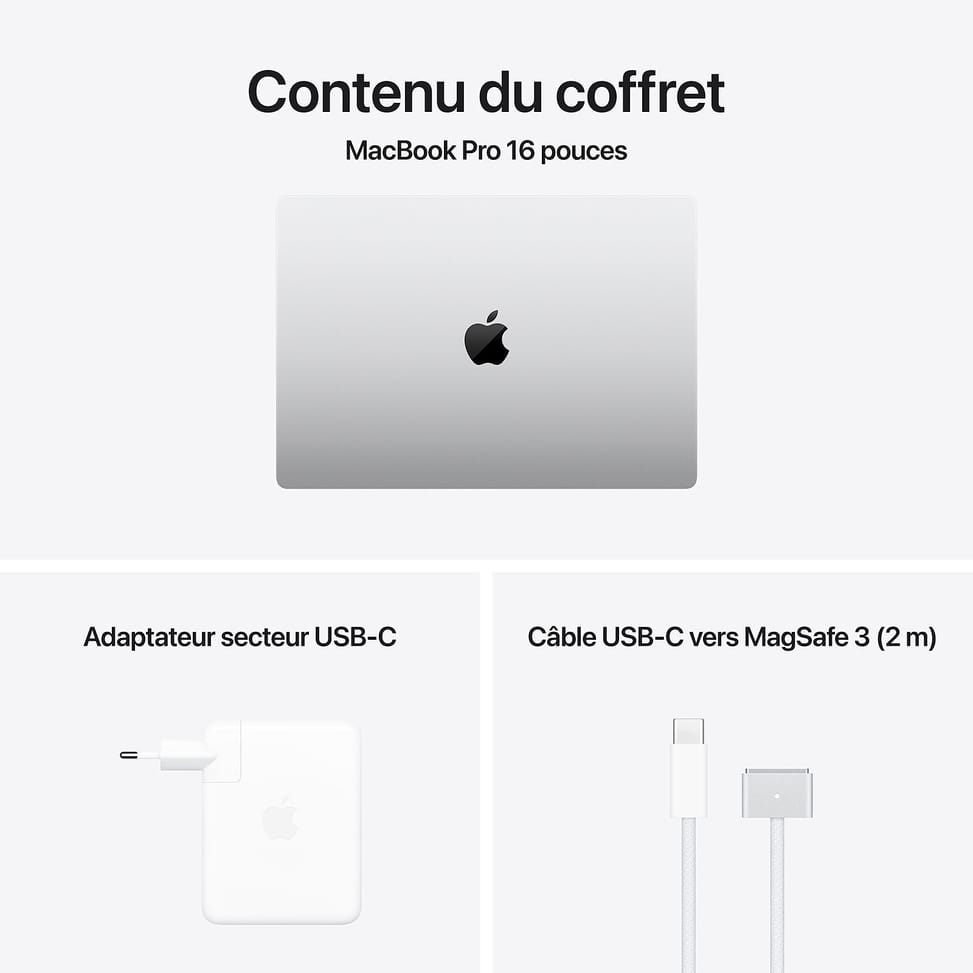 Apple MacBook Pro M4 Pro 16 Argent 48 Go/512 Go (MX2U3FN/A) — image 5