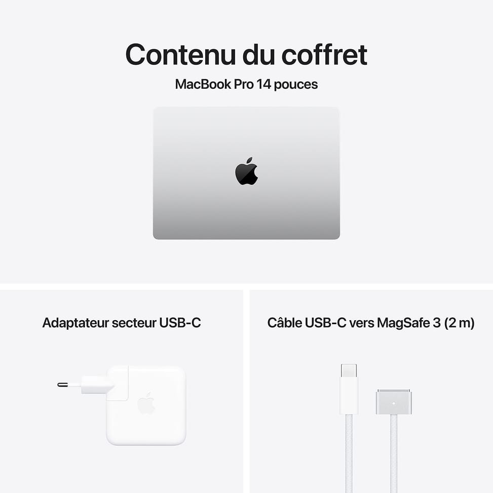Apple MacBook Pro M4 14 Argent 16 Go/512 Go (MW2W3FN/A) — image 5