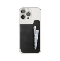 4smarts Porte-cartes MagSafe Protection RFID Fixation Magnétique Sécurisée Noir