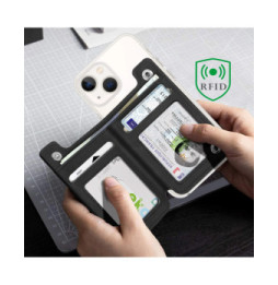 4smarts Porte-cartes MagSafe Protection RFID Fixation Magnétique Sécurisée Noir
