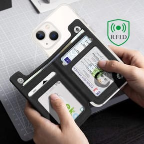 4smarts Porte-cartes MagSafe Protection RFID Fixation Magnétique Sécurisée Noir — image 3