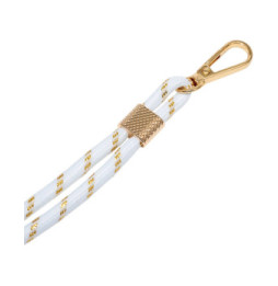 ARTEFAKT Bandoulière pour Smartphone Universelle avec Système de Fixation sur Coque Blanc