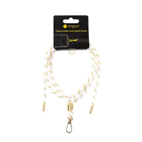 ARTEFAKT Bandoulière pour Smartphone Universelle avec Système de Fixation sur Coque Blanc — image 5