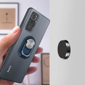 Avizar Bague De Support Smartphone Magnétique Et Rotatif - Bleu Marine — image 3