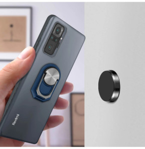 Avizar Bague De Support Smartphone Magnétique Et Rotatif - Bleu Marine